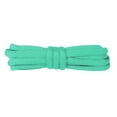 thumbnail image 1 of 2 Pair Oval Shoelaces Half Round 1/4" Shoe Laces 8 Different Lengths Jade Green,40 inch （102 cm）, 1 of 5