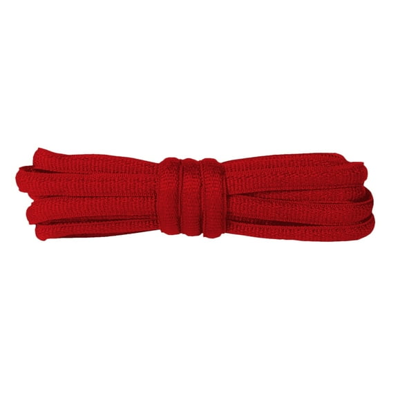2 Pair Oval Shoelaces Half Round 1/4" Shoe Laces 8 Different Lengths Red,30 inch （76 cm）