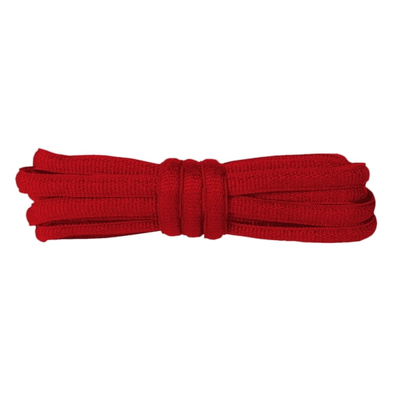 2 Pair Oval Shoelaces Half Round 1/4" Shoe Laces 8 Different Lengths Red,72inch (183 cm)