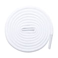 thumbnail image 1 of 2 Pair Oval Shoelaces Half Round 1/4" Shoe Laces 8 Different Lengths White,30 inch （76 cm）, 1 of 5