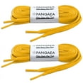 thumbnail image 1 of [2-Pair Pack] Pangaea Oval Shoelaces Half Round 1/4 INCH Shoe Laces More Colors and Lengths Available, 1 of 1