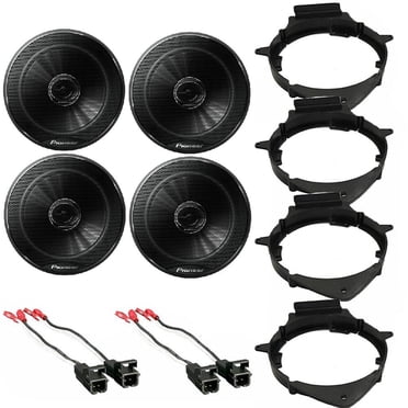 Rockford Fosgate Prime R165x3 3-Way Speakers - Front & Rear Door Set For 2006-up Honda/Acura (Pair)