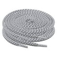 thumbnail image 1 of 2 Pair Round Reflective Shoe laces Replacement Rope for Sneakers Running Shoes, 1 of 4