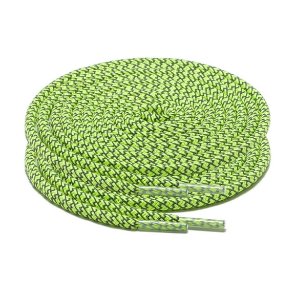 2 Pair Round Reflective Shoe laces Replacement Rope for Sneakers Running Shoes