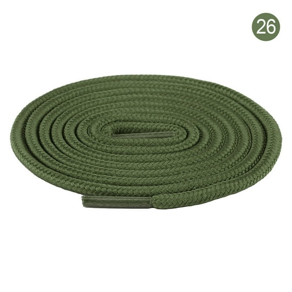 2 Pair Round Shoe Laces for Sneakers, 31 Colors Shoelaces for Sneakers, Athletic Shoelaces in 6 Different Lengths