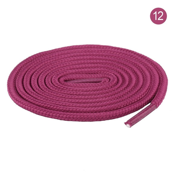 2 Pair Round Shoe Laces for Sneakers, 31 Colors Shoelaces for Sneakers, Athletic Shoelaces in 6 Different Lengths