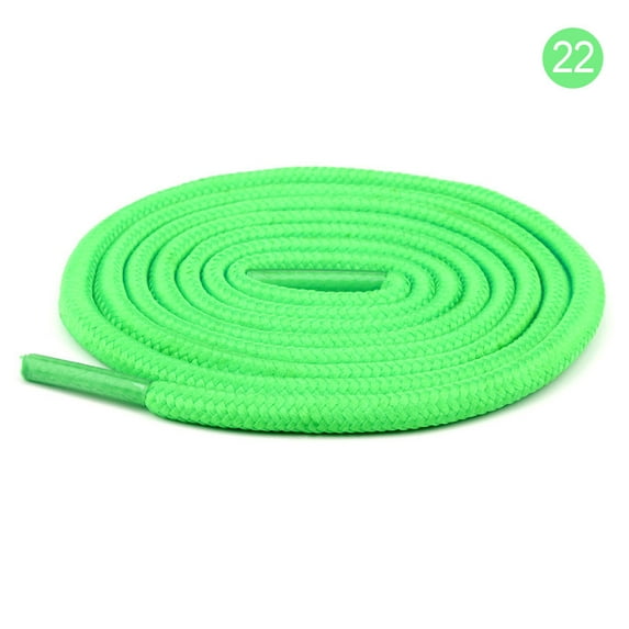 2 Pair Round Shoe Laces for Sneakers, 31 Colors Shoelaces for Sneakers, Athletic Shoelaces in 6 Different Lengths