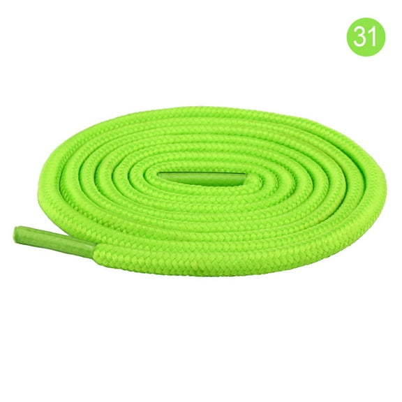 2 Pair Round Shoe Laces for Sneakers, 31 Colors Shoelaces for Sneakers, Athletic Shoelaces in 6 Different Lengths
