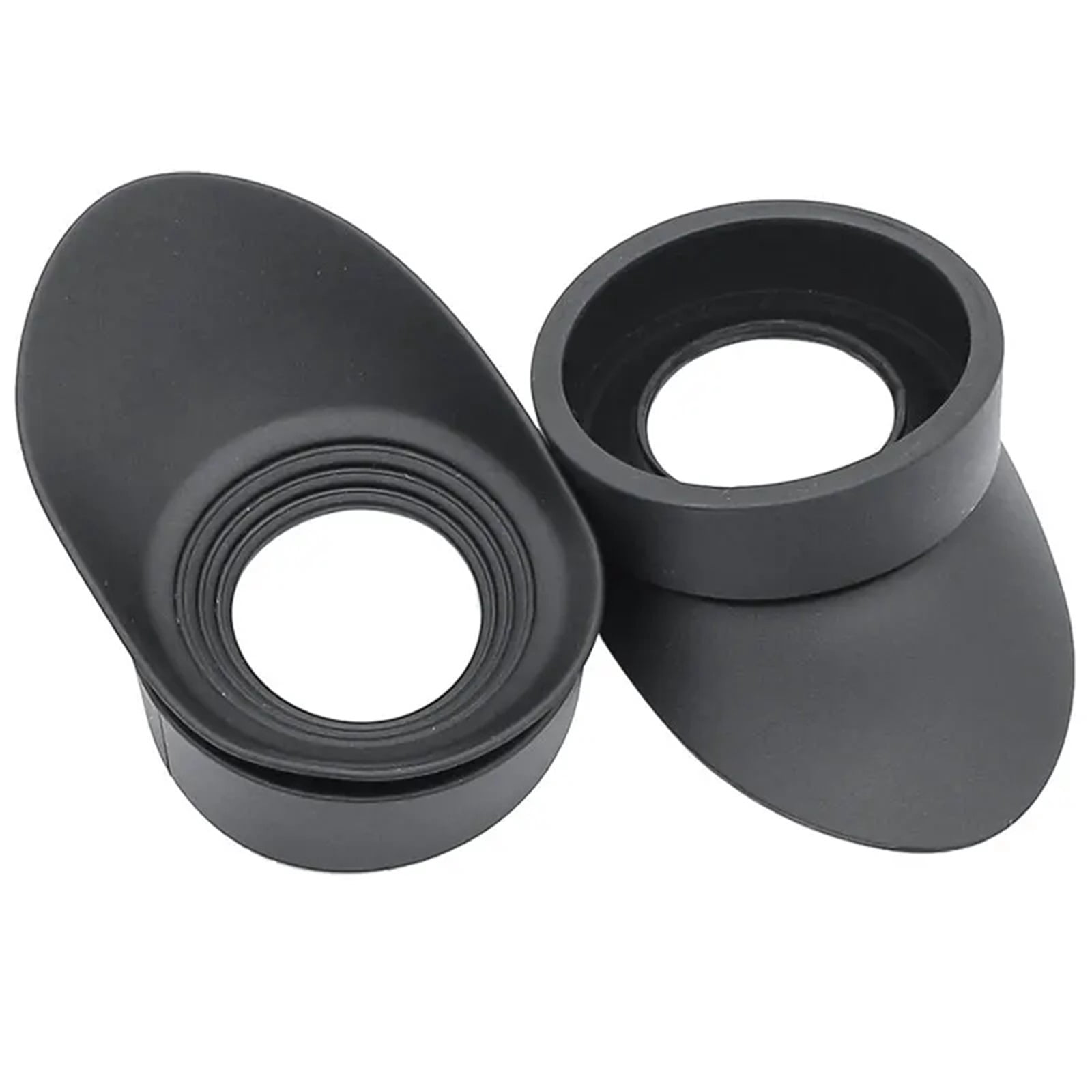 Microscopes 2-Pair Rubber Eyecup Replacements, Black 39-42mm Eyepiece Eye Cups for ...