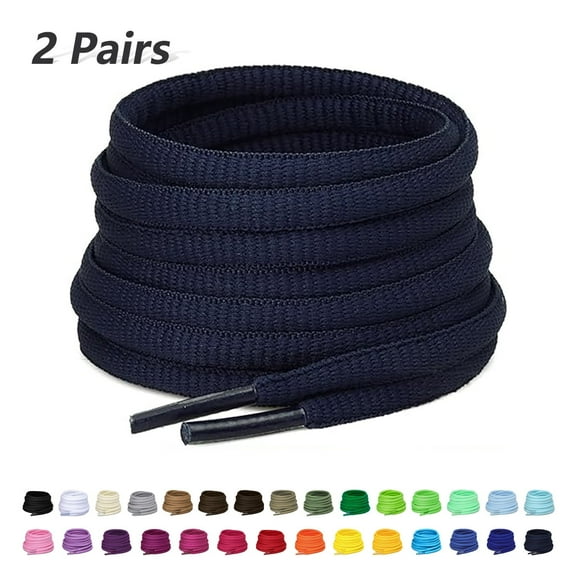 2 Pair Sneaker Shoe Laces for Men's Casual Comfort Cross Trainer   Women's Commit Trainer Athletic Running Shoe