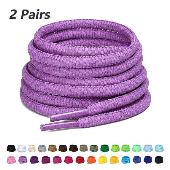 2 Pair Sneaker Shoe Laces for Men's Casual Comfort Cross Trainer Women's Commit Trainer Athletic Running Shoe