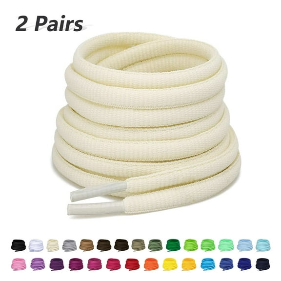 2 Pair Sneaker Shoe Laces for Men's Casual Comfort Cross Trainer Women's Commit Trainer Athletic Running Shoe