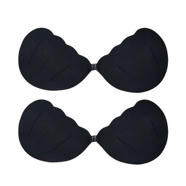 2 Pair Sticky Bra Push up for Women, Reusable Adhesive Invisible Backless Strapless Lifting Bra