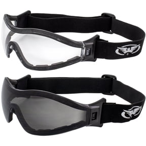 Global Vision Z-33 Foam Padded Anti-Fog Skydiving Motorcycle ATV Riding Paintball Safety Goggles