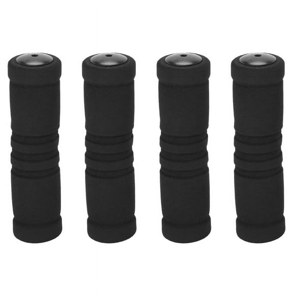 2 Pair for Bike Bicycle Handle Handlebar Soft Sponge Bar Grips Black