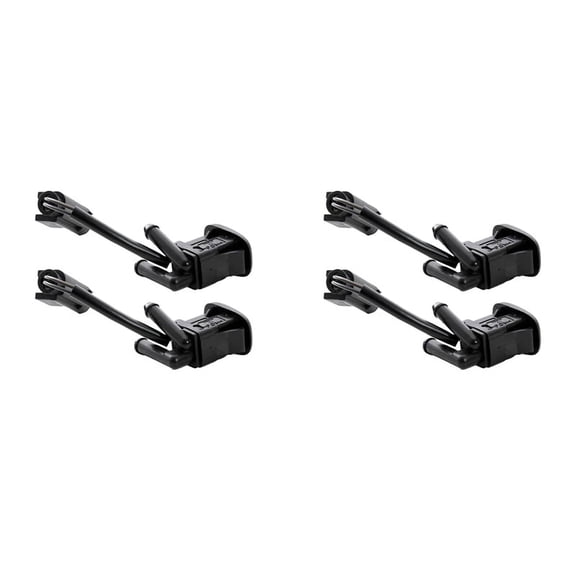 2 Pair for E39 5-Series 1997-2003 525I 528I 530I 540I M5 Windshield Washer Nozzle Heated Dual Inlet Squirter Jet