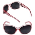 thumbnail image 1 of 2 Pair of "The Fashionista" Womens Designer Bifocal Sunglasses - Outdoor Reading Glasses - Glacier Pink/Glacier Pink - 2.25, 1 of 6