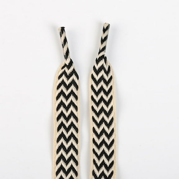 2 Pairs 3/5" Fat Thick Shoe Laces for Sneakers, Flat Wide Athletic Replacement Shoelaces for Men Women