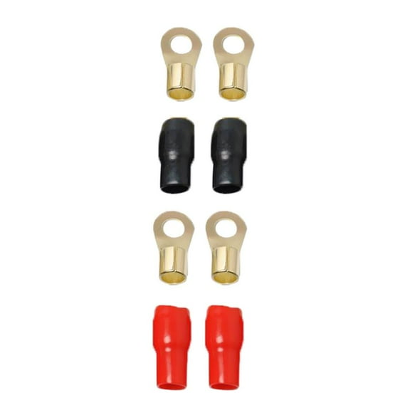 2 Pairs 4 AWG Car Audio Terminal Wi Connector Gold-plated Durable
