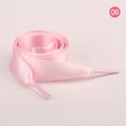 thumbnail image 1 of 2 Pairs 47" Flat Satin Ribbon Shoelaces Silk Shoestring Wide Shoe Laces for Sneaker Skate Shoes Boots Sport Shoes, 1 of 5