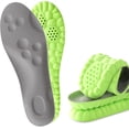 thumbnail image 1 of 2 Pairs 4D Cloud Technology Insole,Sports Memory Foam Insoles,Elastic Strong Arch Shock-Absorbing Insole for Men Women, 1 of 7
