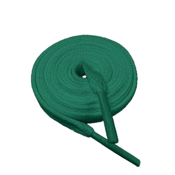 2 Pairs 5/16" of Flat Shoelaces for Sneakers, Running Shoe Lace (Green)