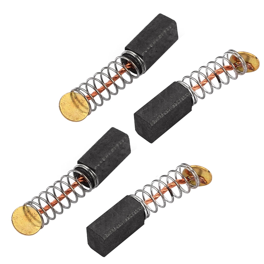 Pair Of Carbon Brushes For Power Tools - 17x6x6mm Replacement Motor Brushes For Electric Hammer Drills