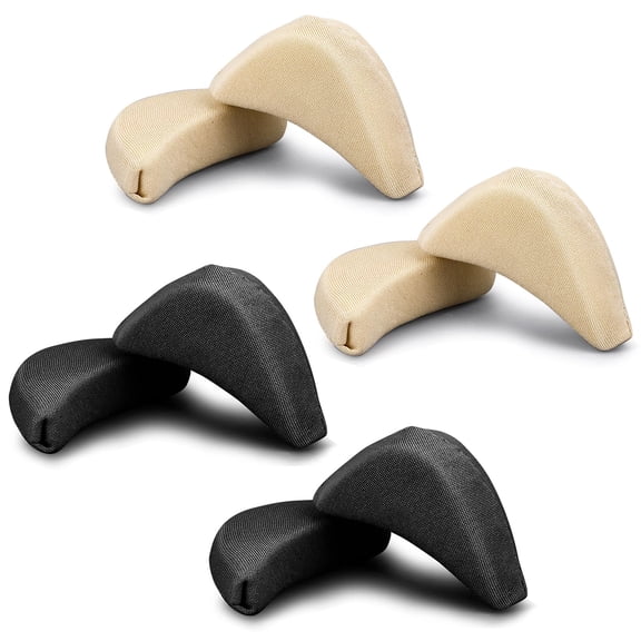 2 Pairs Adjustable Shoe Filler Soft Sponge Breathable Toe Filler Inserts Unisex Big Toe Plug Foot Brace