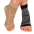 thumbnail image 1 of 2 Pairs Ankle Brace Compression Sleeves - 8-15 mmhg Open Toe Compression Socks with Arch Support for Women & Men , Relief for Swelling, Plantar Fasciitis, and Sprains – Step into Comfort and Stability, 1 of 6