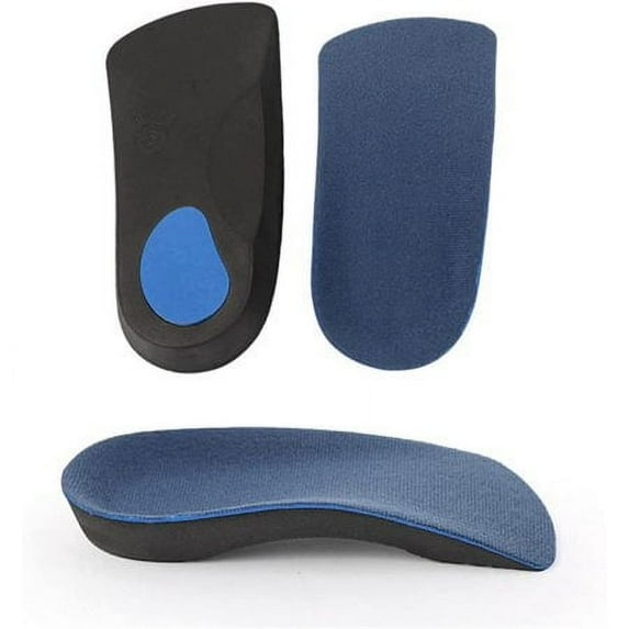 2 Pairs Arch Support Shoe Insert, Half Insoles for Shoes Arch Support Orthotic Insole Helps Weak and Fallen Arches and Plantar Fasciitis for Flat Feet