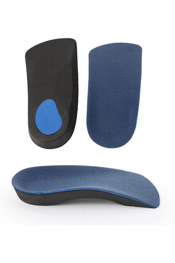 2 Pairs Arch Support Shoe Insert, Half Insoles for Shoes Arch Support Orthotic Insole Helps Weak and Fallen Arches and Plantar Fasciitis for Flat Feet