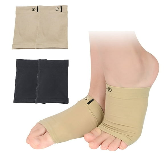 2 Pairs Arch Sleeves  Soft Silicone Cushioned Insoles for Everyday Foot Comfort