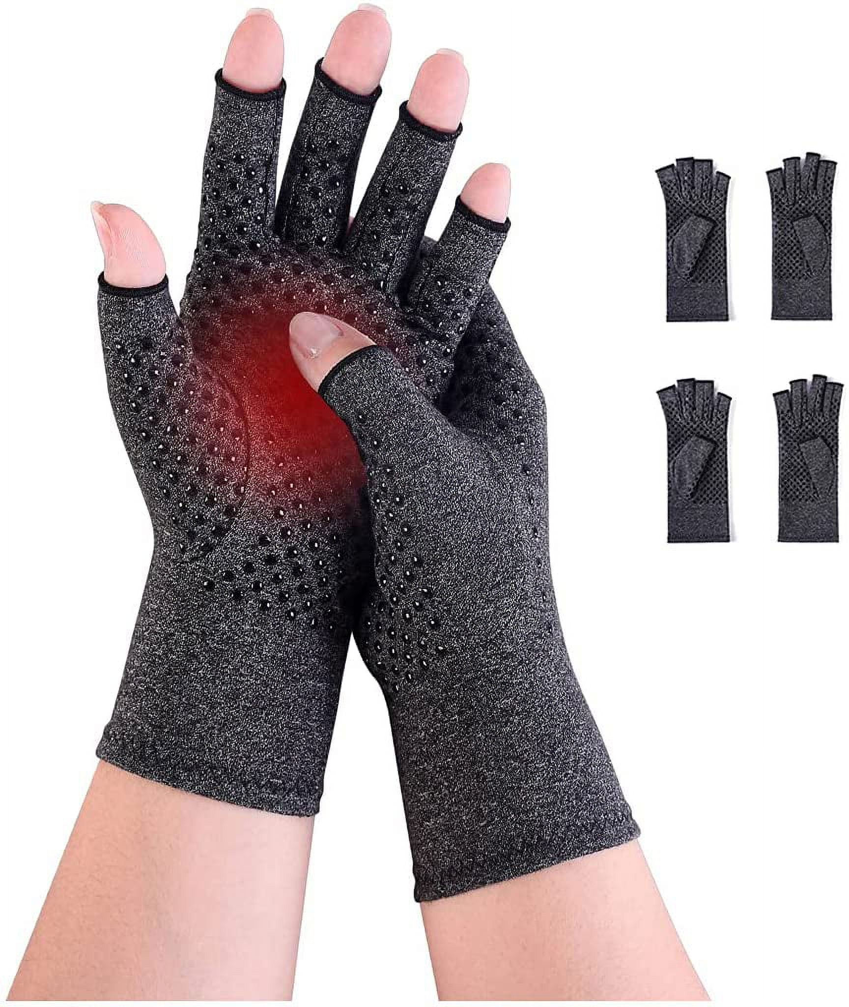 2 Pairs Arthritis Compression Gloves for Women Men, Arthritis Pain