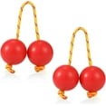 thumbnail image 1 of 2 Pairs of Aslatuas Rhythmic Ball, Kashaka Shaker Instrument Classical African Shaker Rattle Hand Percussion for Kids Adults Weddings Parties Musical Class, 1 of 14