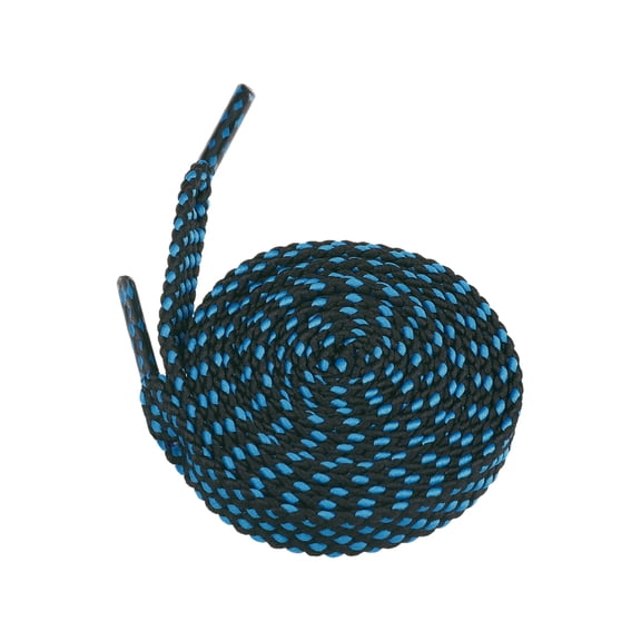 INSPIRE CHIC 2 Pairs Athletic Polka Dots Flat Shoelaces Double Layer Shoe Strings for Sneakers Sports Shoes Dark Blue 100cm/39.37"