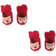 2 Pairs Baby Christmas Stocking Lovely Cartoon AntiSlip Floor Shoes