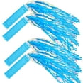 thumbnail image 1 of 2 Pairs Bicycle Handle Bar Grips Rubber Mushroom Grips with Ribbons Streamers for Balance Bikes, Scooters, and Bicycle Handlebars, Blue, 1 of 6