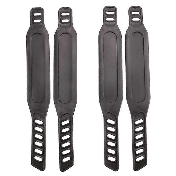 2 Pairs Bike Pedal Straps Adjustable Length Universal Pedal Spinning Exercise Cycle Home or Gym