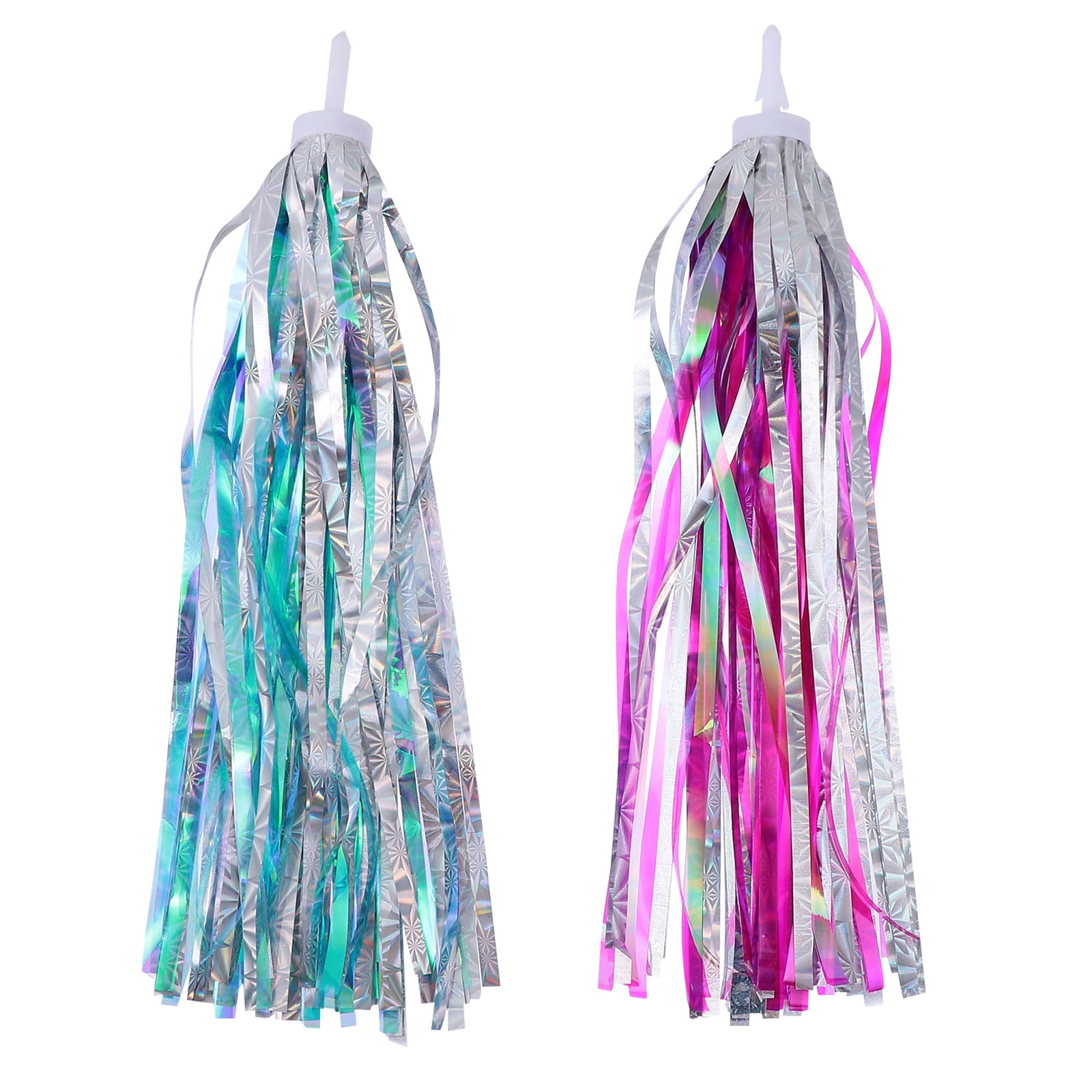 2 Pairs Bike Streamers Scooter Tassels Handlebar Streamers Kids Bike