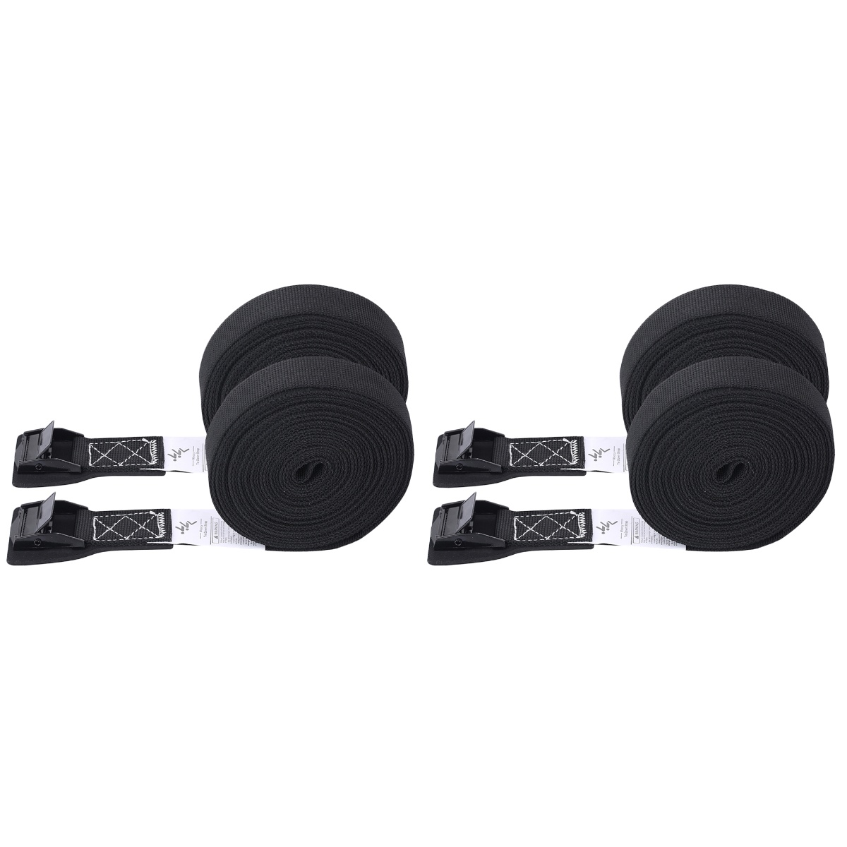 2 Pairs Bind Belts Car Luggage Rack Outdoor Harnness Kayak Tie down