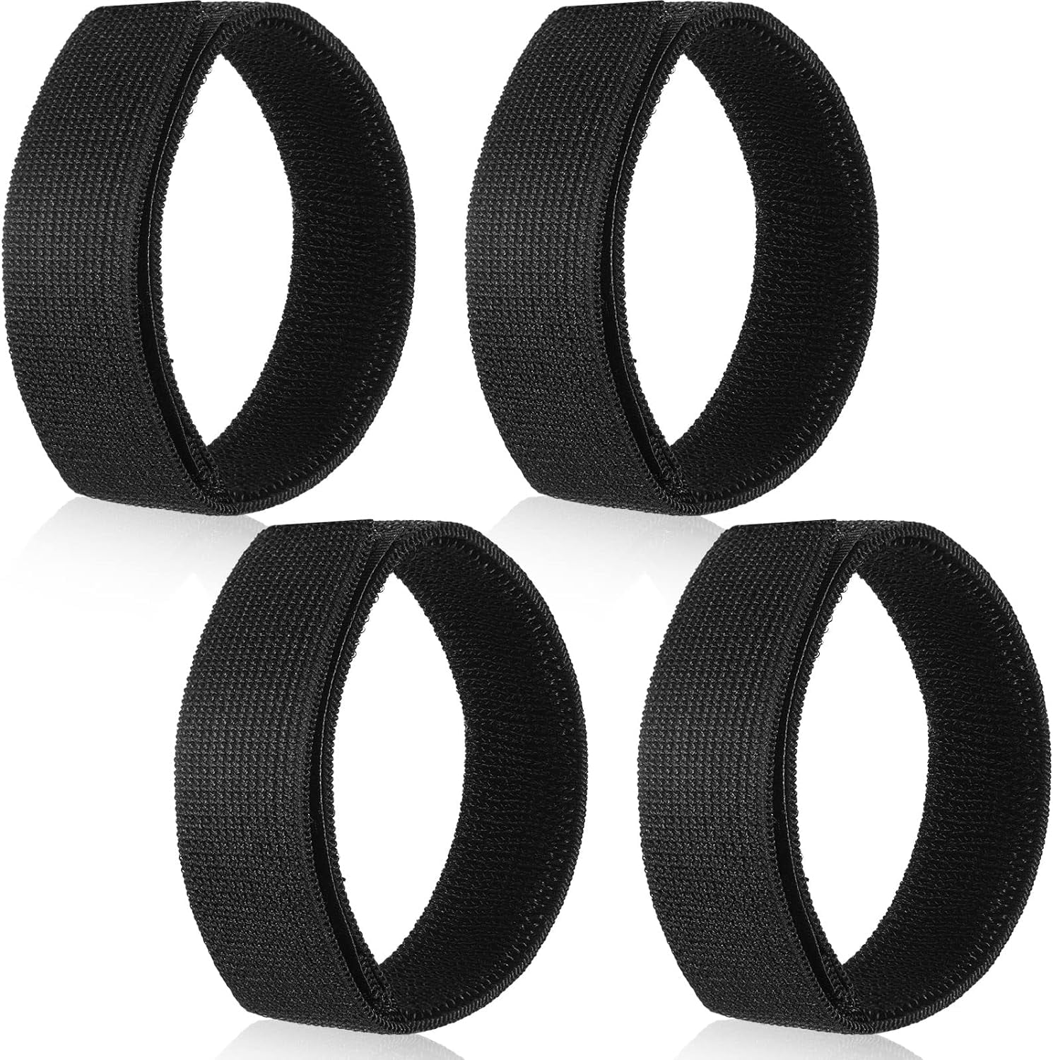 2 Pairs Black Boot Blousers Elastic Military Boot Straps Boot Bands