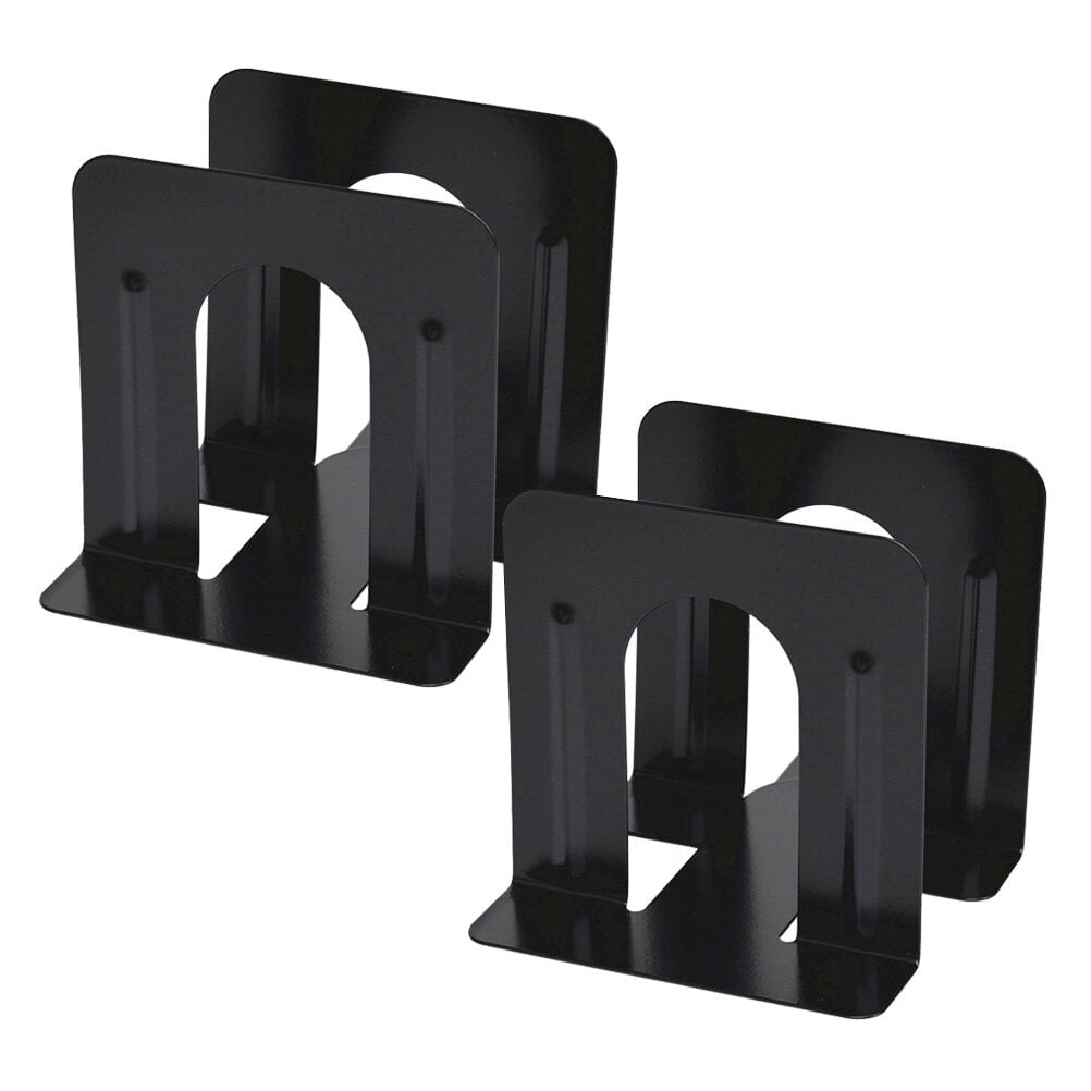 2 Pairs Books Book Supports Bookends Stable Bookends Heavy Book Holder