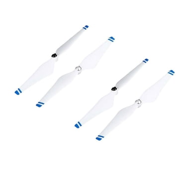 2 Pairs Replacement 9450 Self-Tightening Propellers For DJI Phantom 2, 3, 4K - White, ABS Plastic, 24x12.7cm