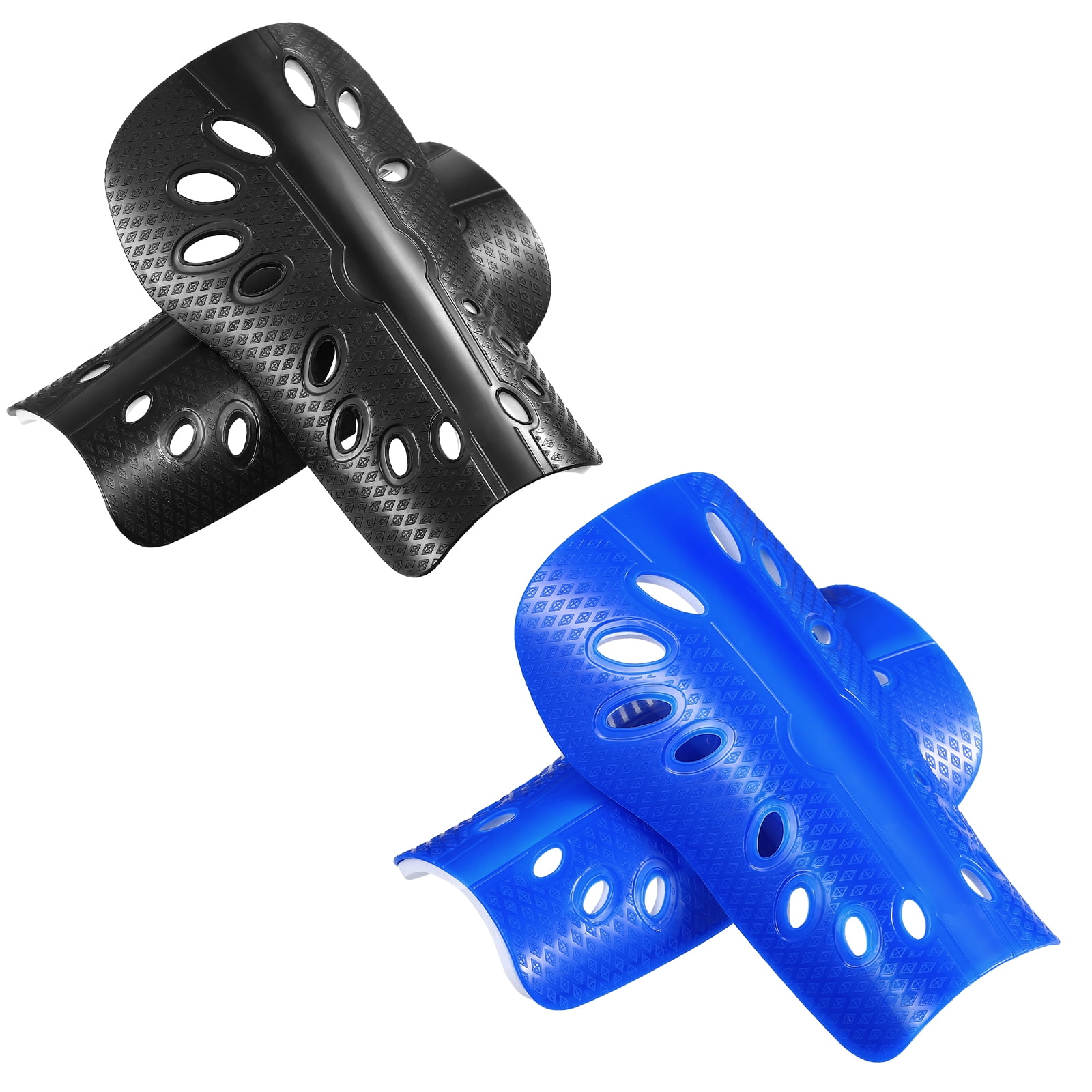 2 Pairs Calf Protective Gears Braces for Football Kids Soccer Adult