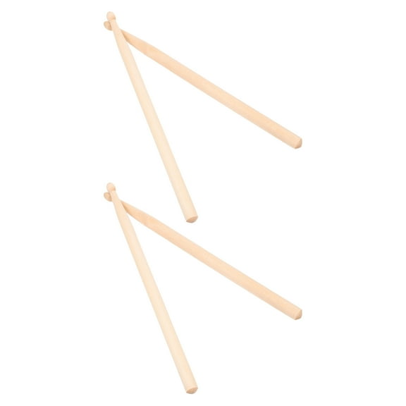 2 Pairs Children's Drumsticks Percussion Tool Practical Kids Wood Snare Wooden Universal