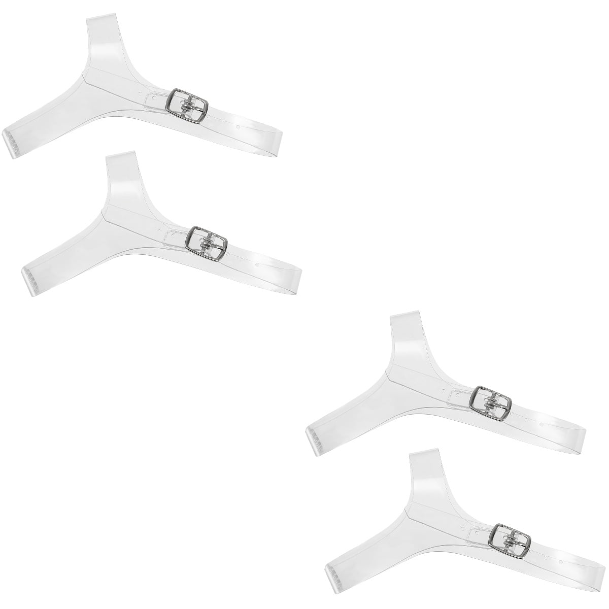 2 Pairs Clear High Heels Antislip Straps Sandal Extender for Nonslip