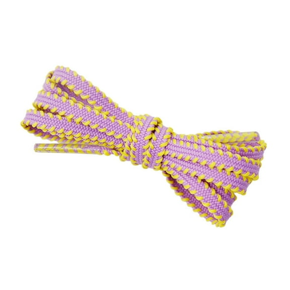 2 Pairs Colorful Flat Shoe Laces: Wheat Ears Thick Shoelaces for Sneakers - 47 inch / 120CM