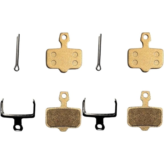 2 Pairs Copper Disc Brake Pads Compatible with SRAM Avid Elixir 1/3/5/7/9, R, ER, CR, Mag, Level T/TL, XX, X7, X9, DB1, DB3, DB5