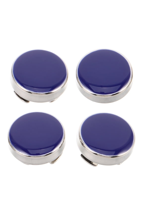 2 Pairs Cuff Link Shirt Men: Metal Shirt Studs - French-Style Tuxedo Decorative Studs for Suit Formal Party Special Occasion