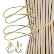 BalsaCircle 4 Gold Rhinestone Mesh Velcro Curtain Tie Backs Backdrop Drapery Bands Party Events ...